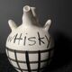 Rare pot carafe chevrette whisky vintage ceramic signed lili valentin