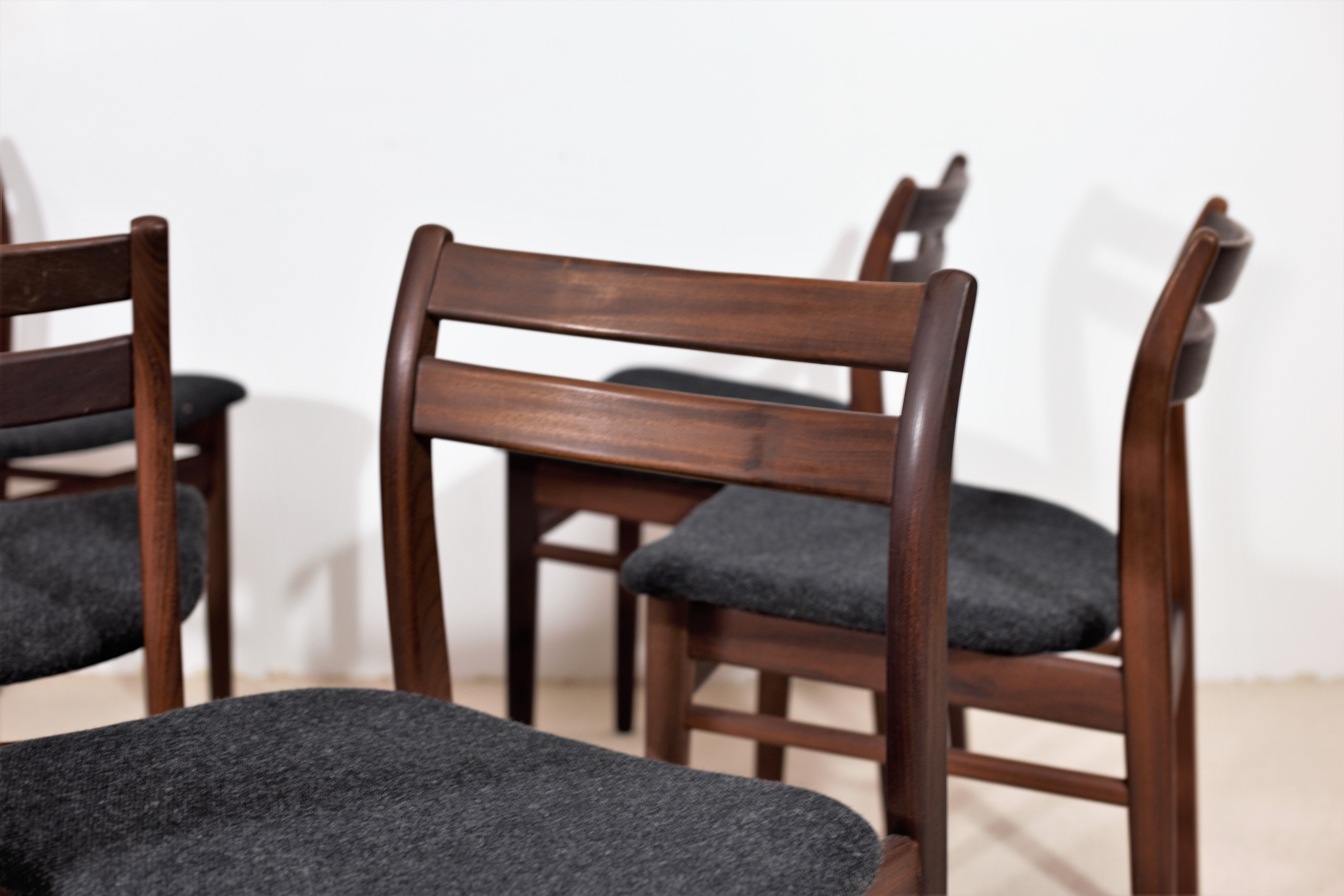 Mid-century teak chairs