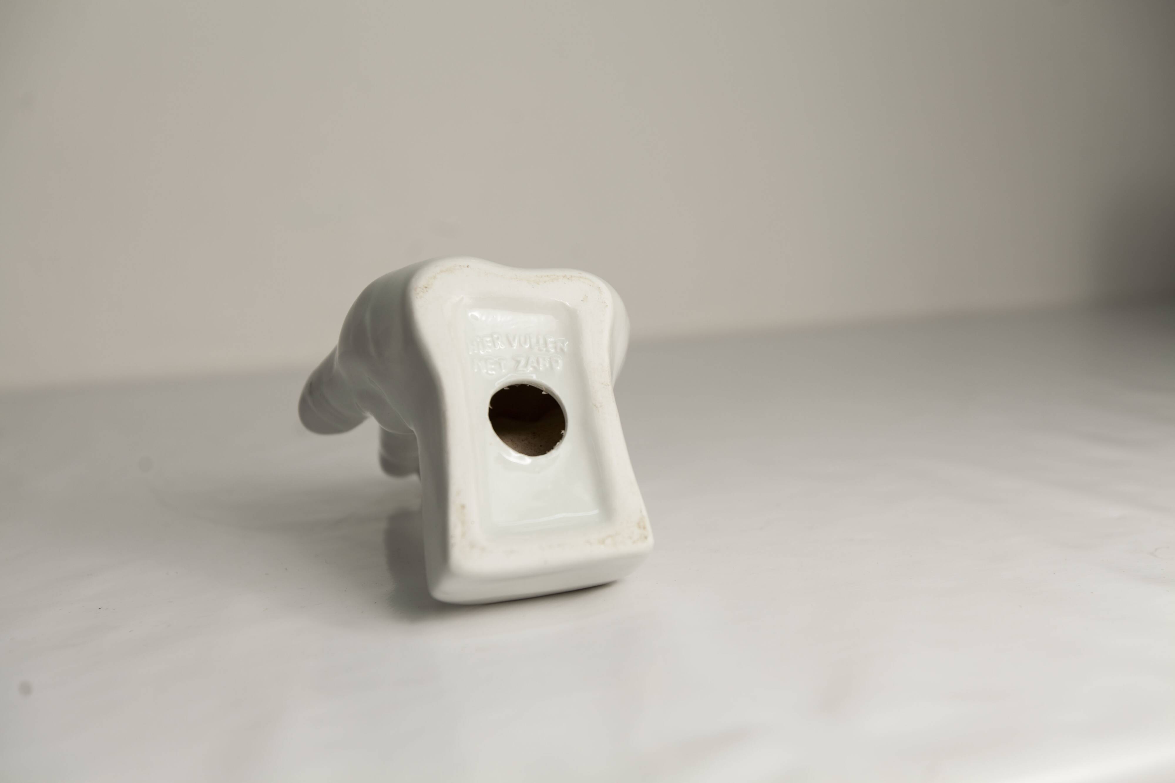 Bookend or ceramic decoration left hand 1980