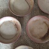 7 hollow stoneware plates
