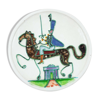 Henri Laurent's earthenware plate