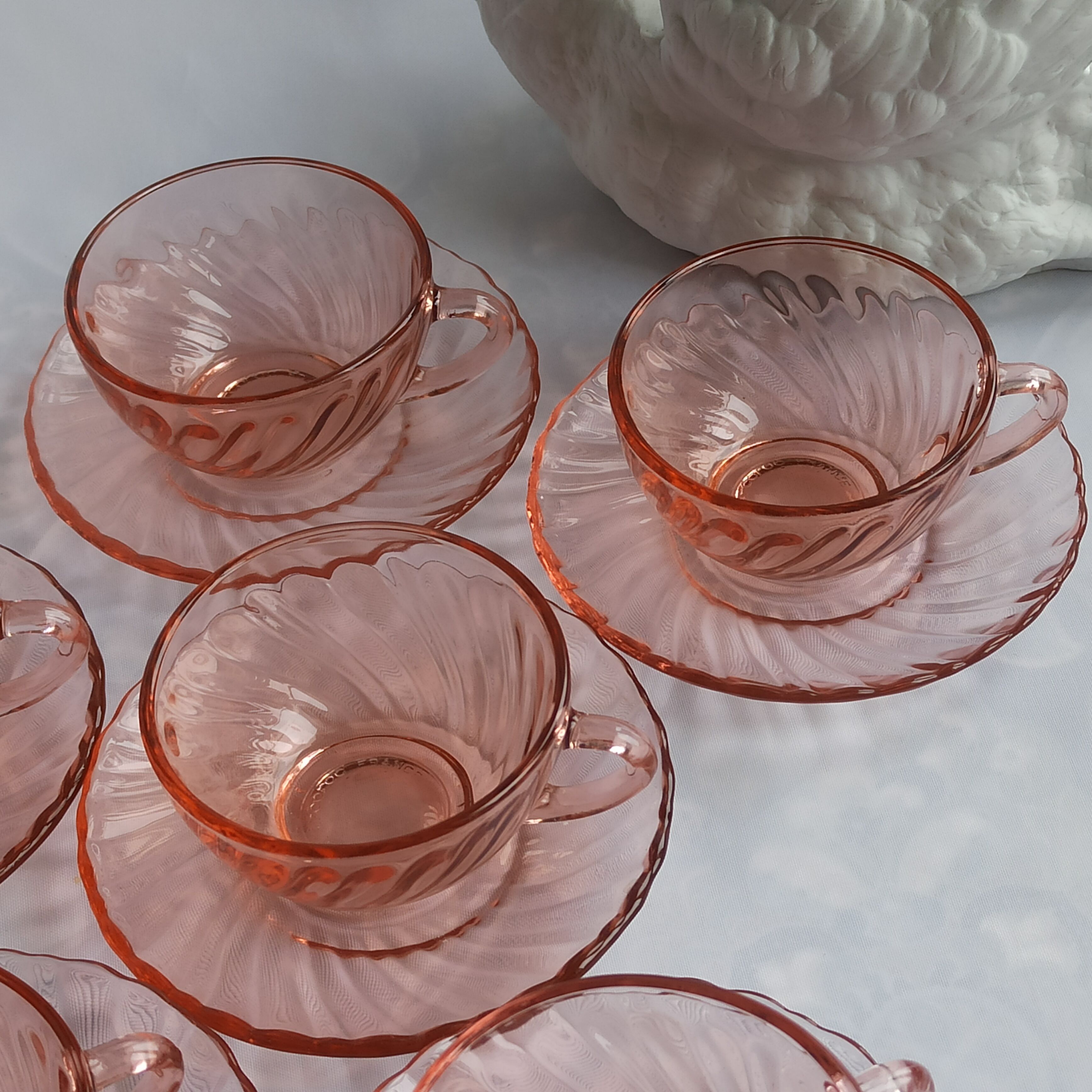 Rosaline Arcoroc coffee cups