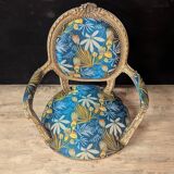 Pair of Louis XVI style armchairs