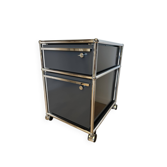 Caisson sur roulettes USM Haller en Gris Anthracite