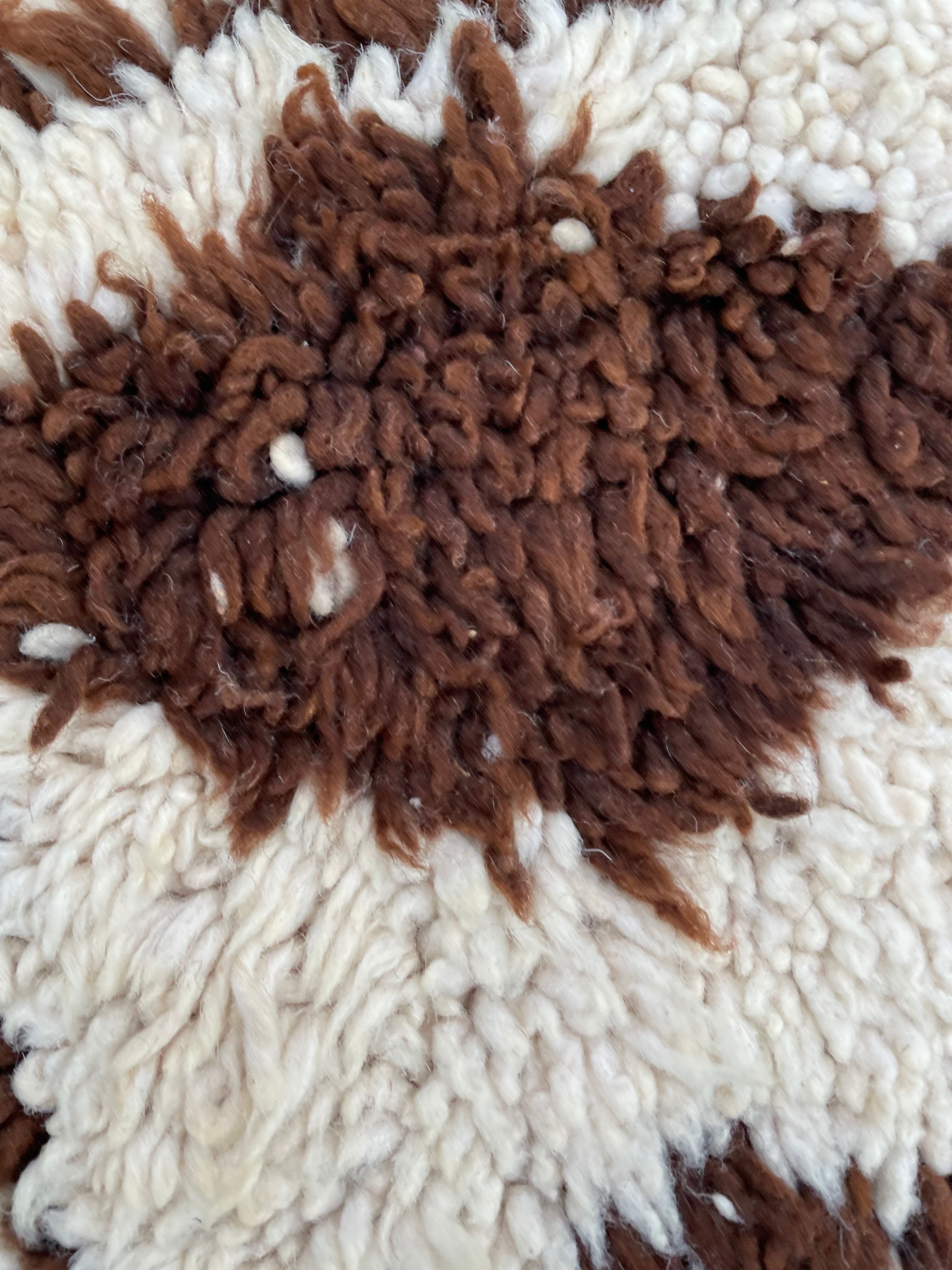 Tapis berbere beni ouarain vintage 70x170 cm