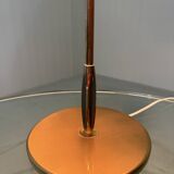 Brass table lamp with folded lampshade 1950’s