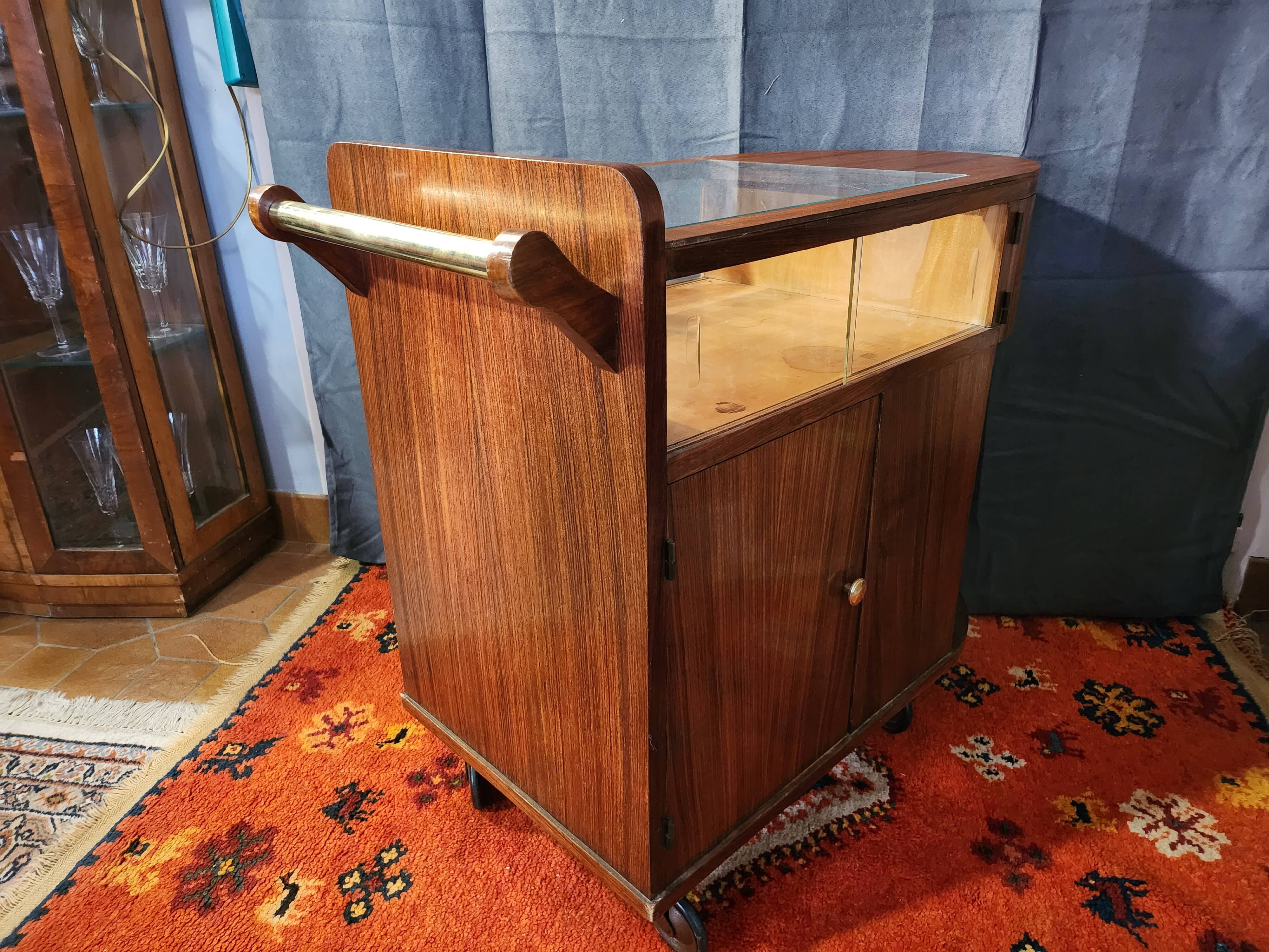 Art Deco trolley bar 1930s.