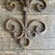 XXL wall lamp in gilded iron Italian work 1960