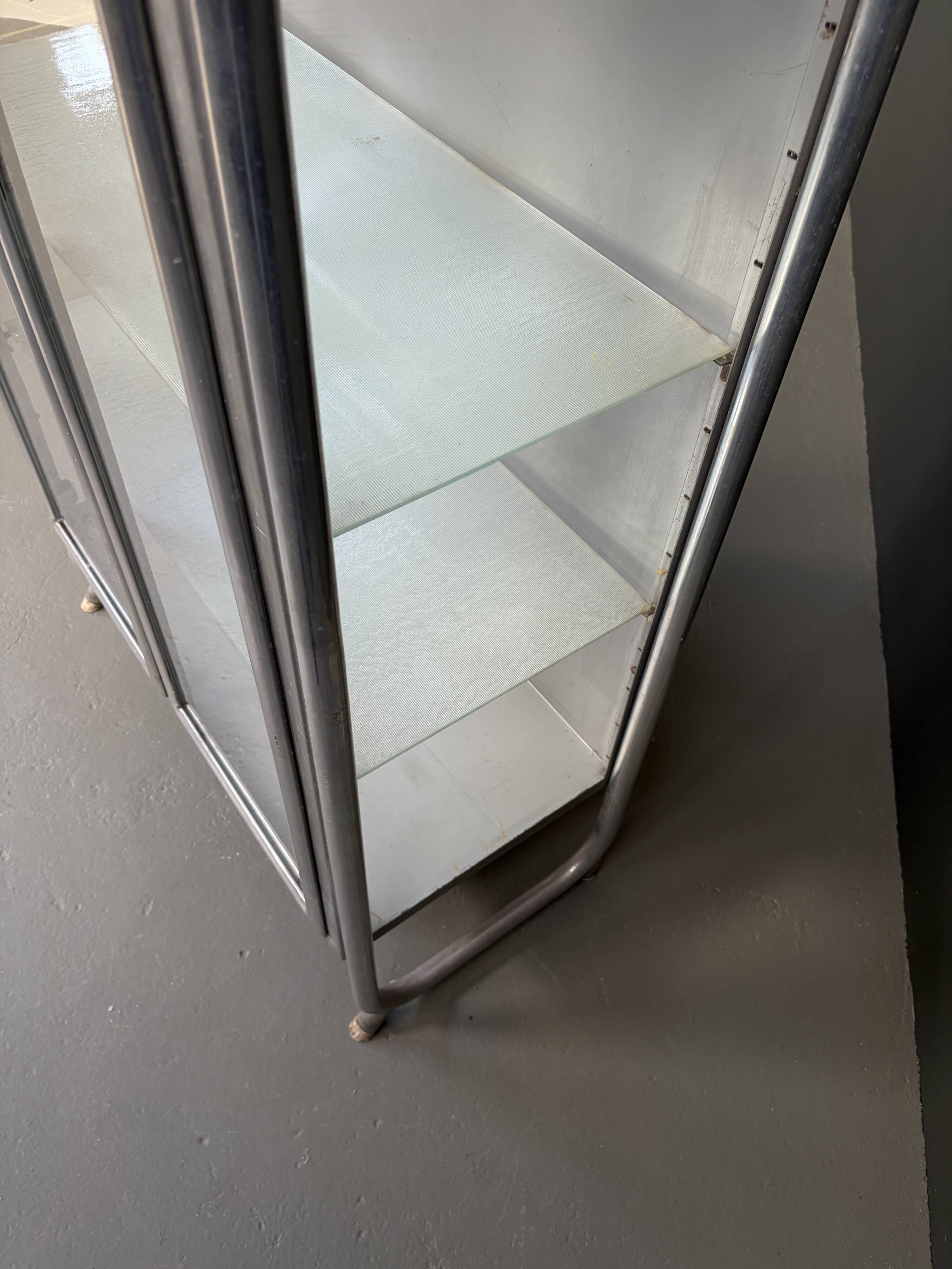 2 vitrines médicales italiennes vintage de profa - padoue