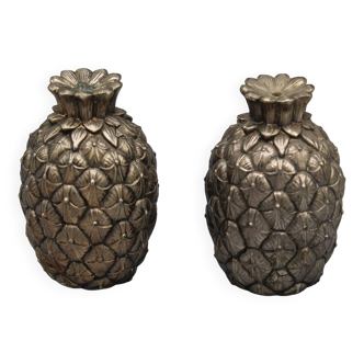 Ancienne saliere sel poivre design vintage ananas Mauro Manetti