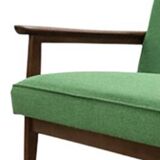 Vintage 3 seater fabric sofa