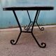 Table basse années 60 fer forgé