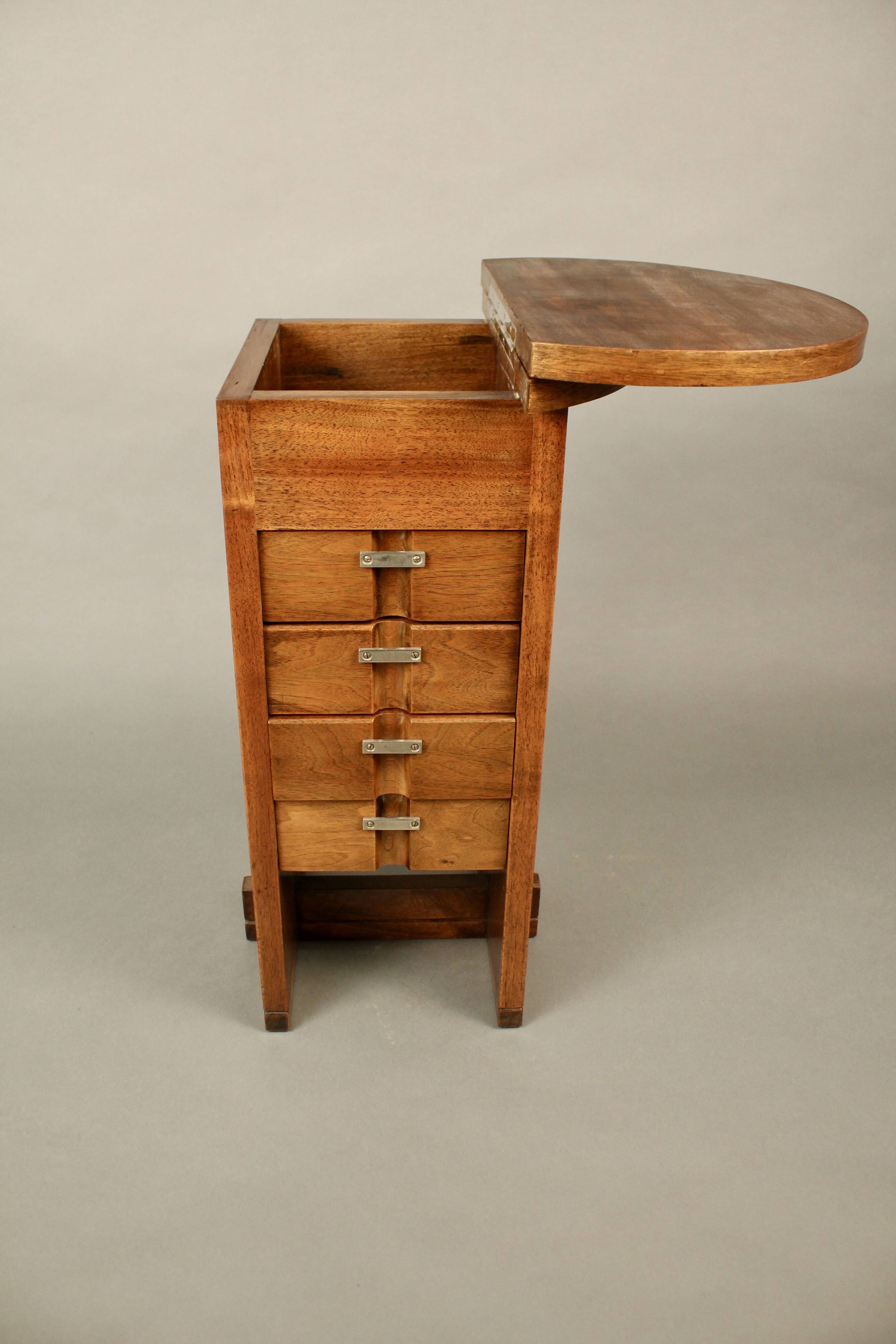 Bedside Walnut drawer XIX