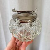 Glass and metal clamp