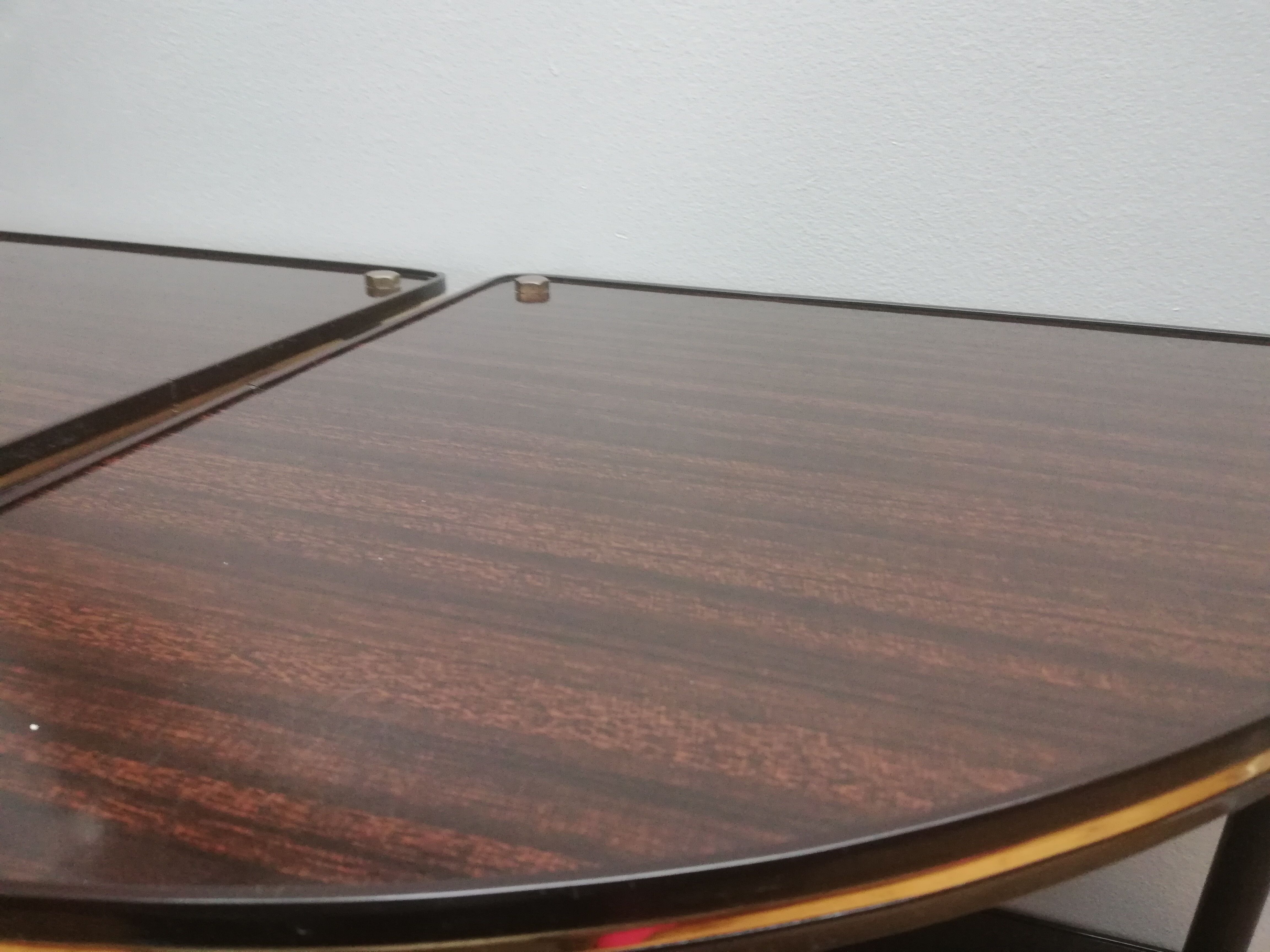 Pair of corner shelves