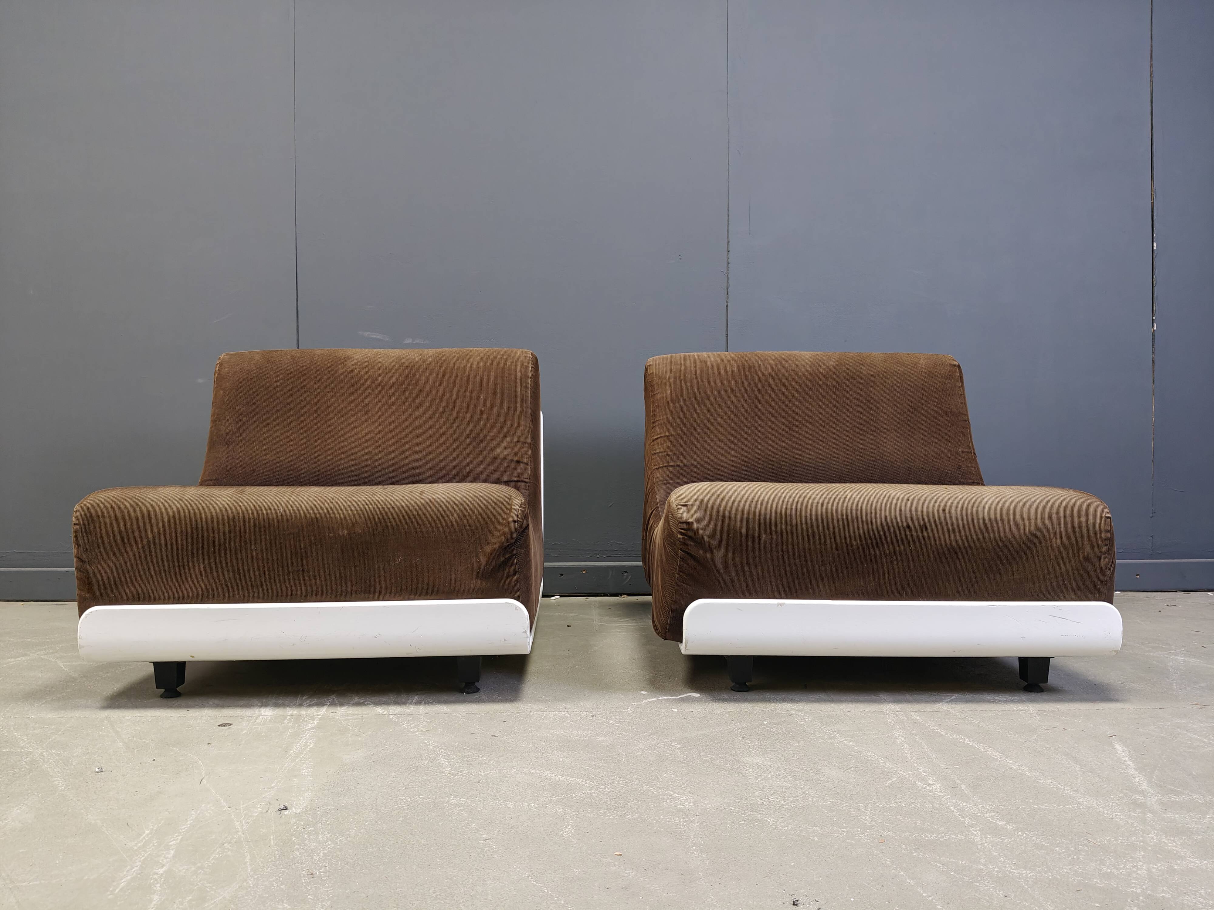 Space age Orbis lounge chairs by Luigi Colani for Cor, 1960s