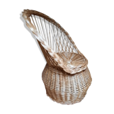 Fauteuil enfant en osier