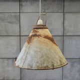 Lampe en métal, style industriel, années 50