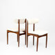 Ensemble de 2 chaises danoises, Danemark, années 1960