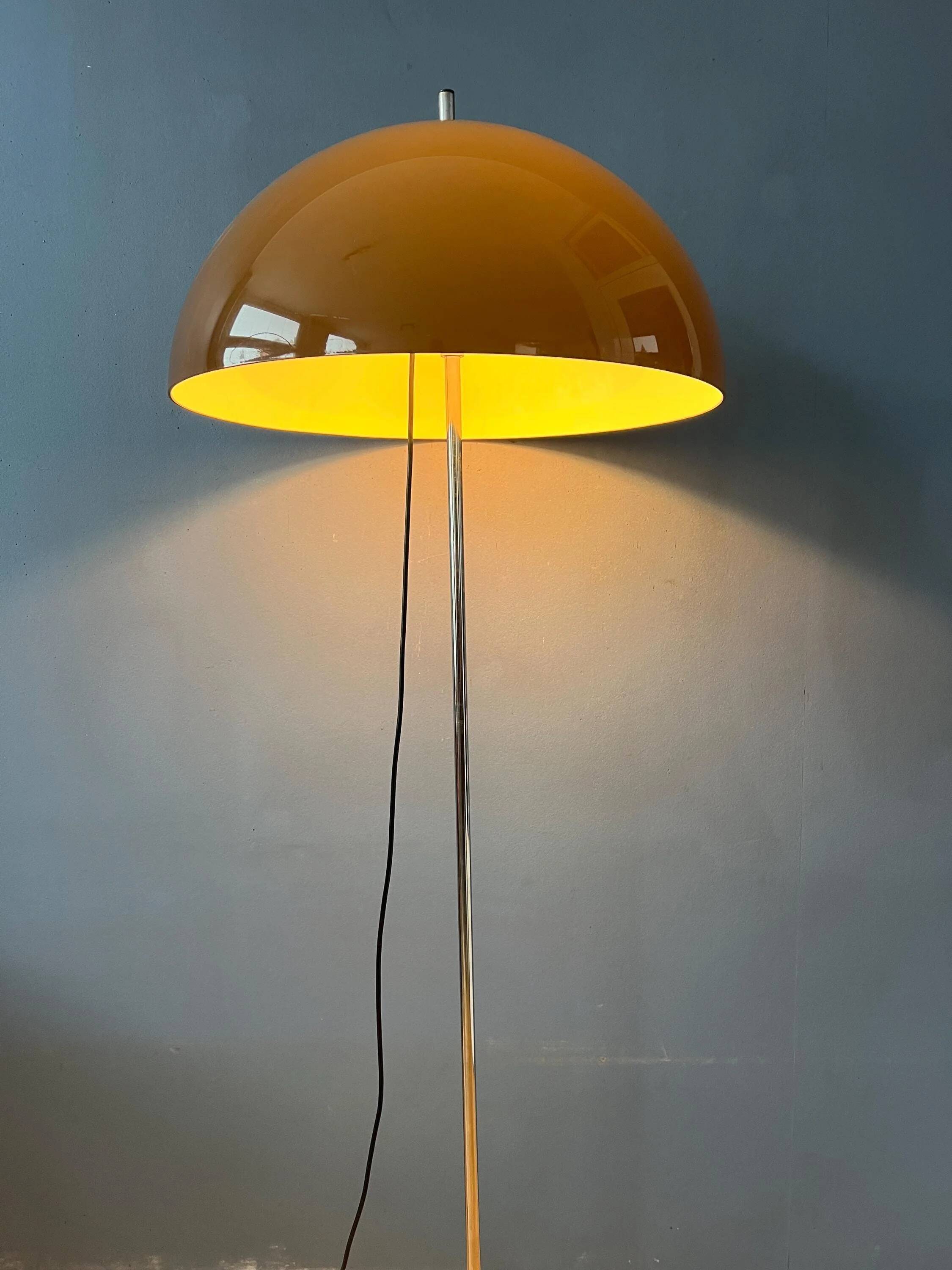 Space Age vintage mushroom floor lamp GEPO by Gino Sarfatti