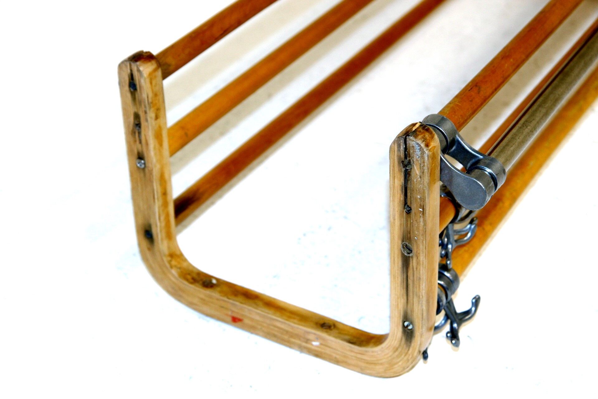 Wooden and metal hooks, Sweden, 1950