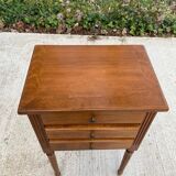 Louis XVI Imperial Bedside Table in Solid Wood