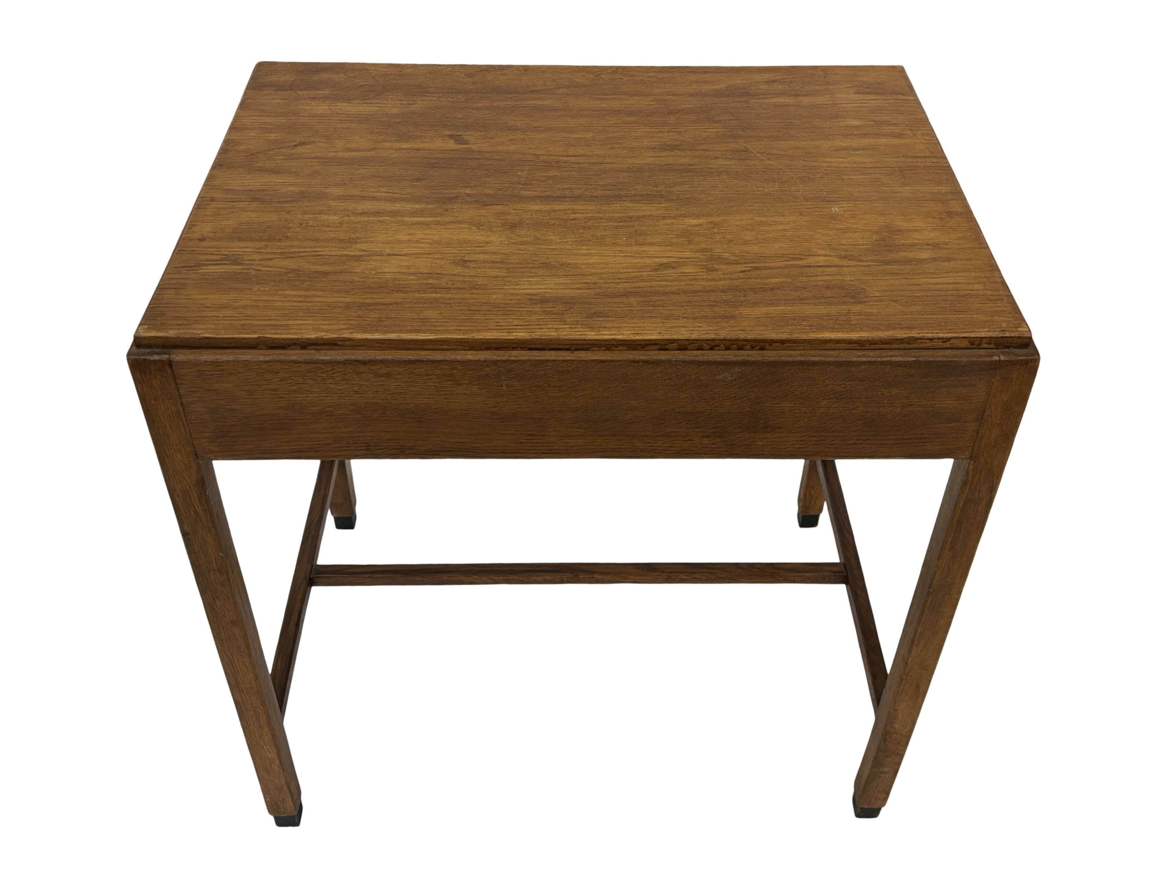 Art Deco Amsterdam School side table minimalist Design