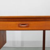Mid-century Danish freestanding teak writing desk