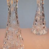 Crystal glass table lamps by Carl Fagerlund for Orrefors, Sweden.