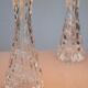 Crystal glass table lamps by Carl Fagerlund for Orrefors, Sweden.