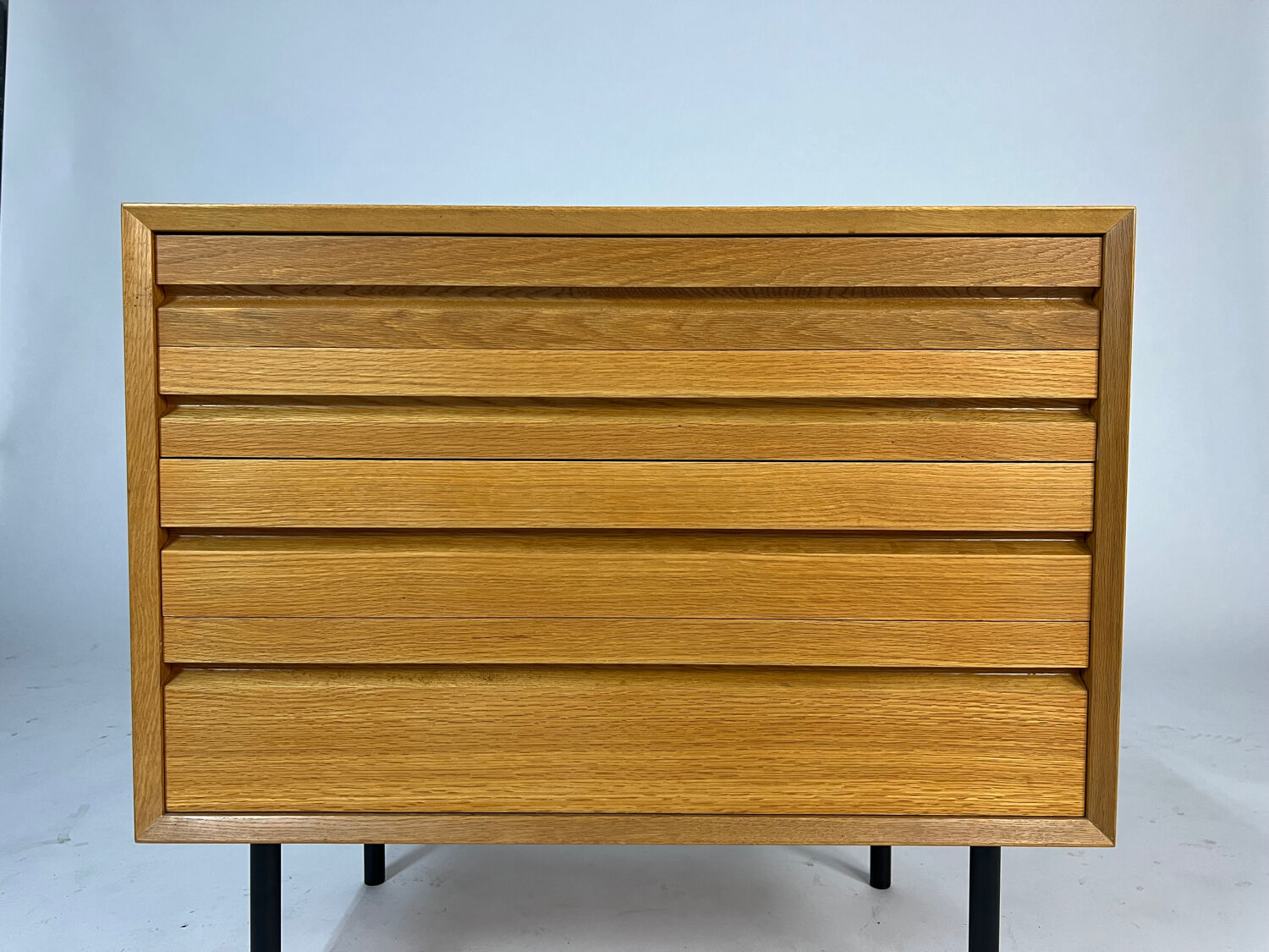 Commode vintage en chêne Cadovius, buffet, meuble de rangement danois.
