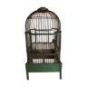 Octagonal bird cage made of wood and wire around 1920