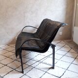 Ikea leather sofa design Tord Bjorklund 80s