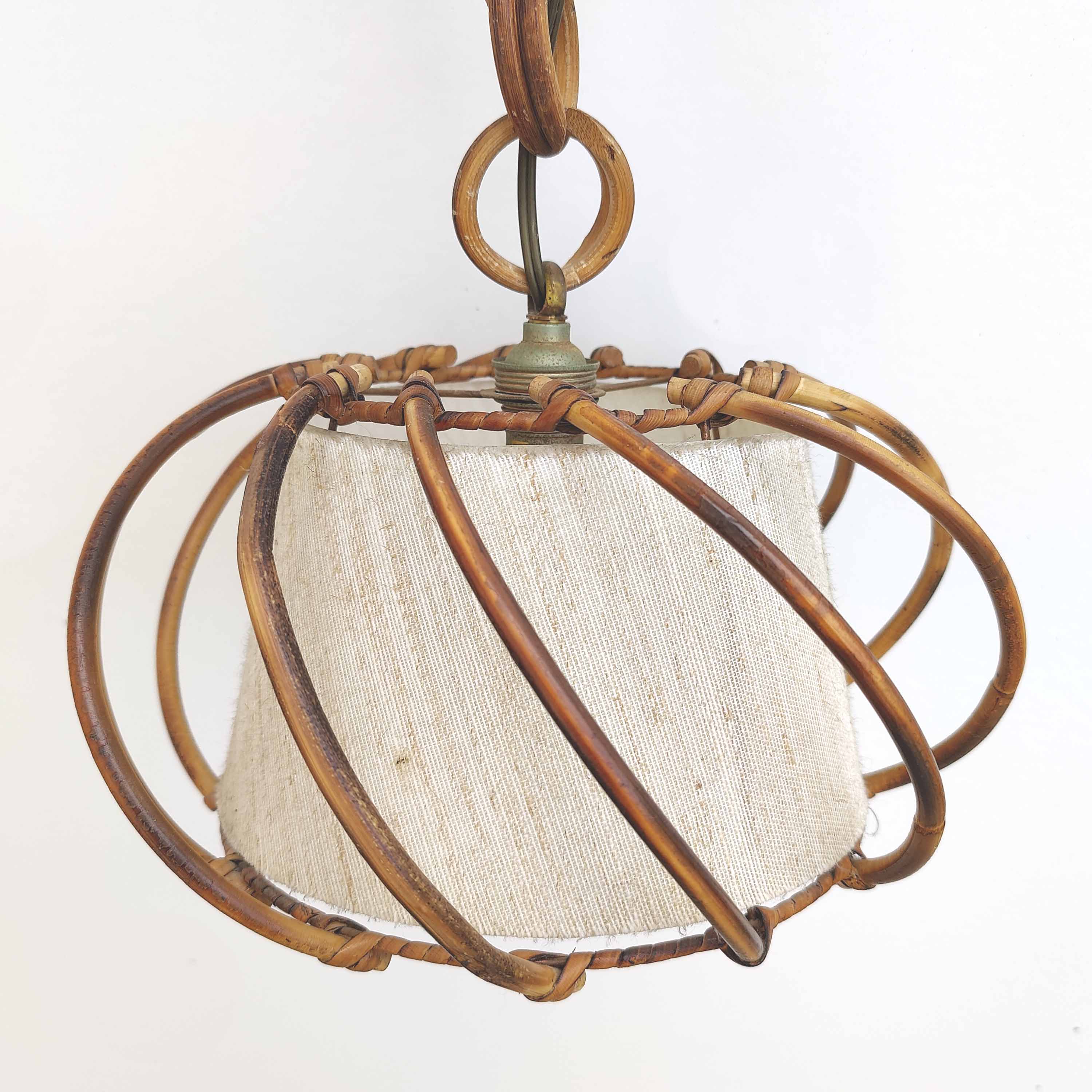 Rattan suspension