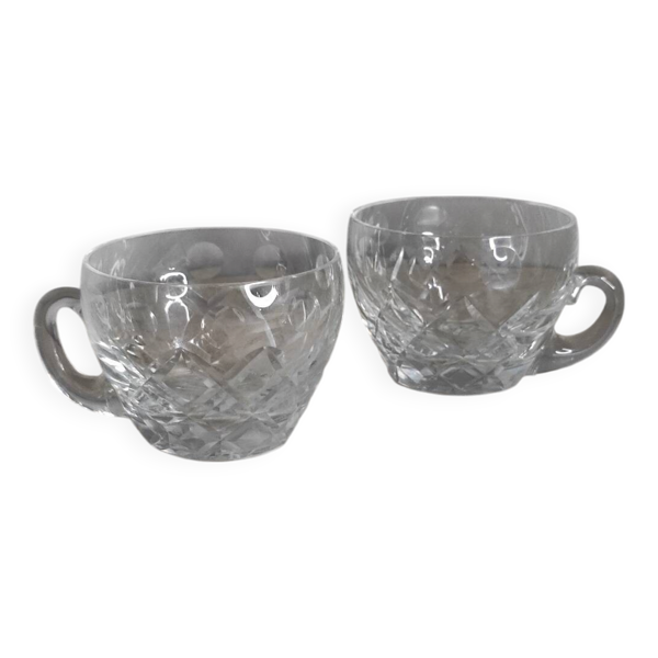 Tasses en cristal