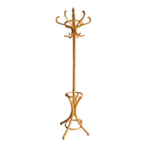 Wooden parrot coat rack