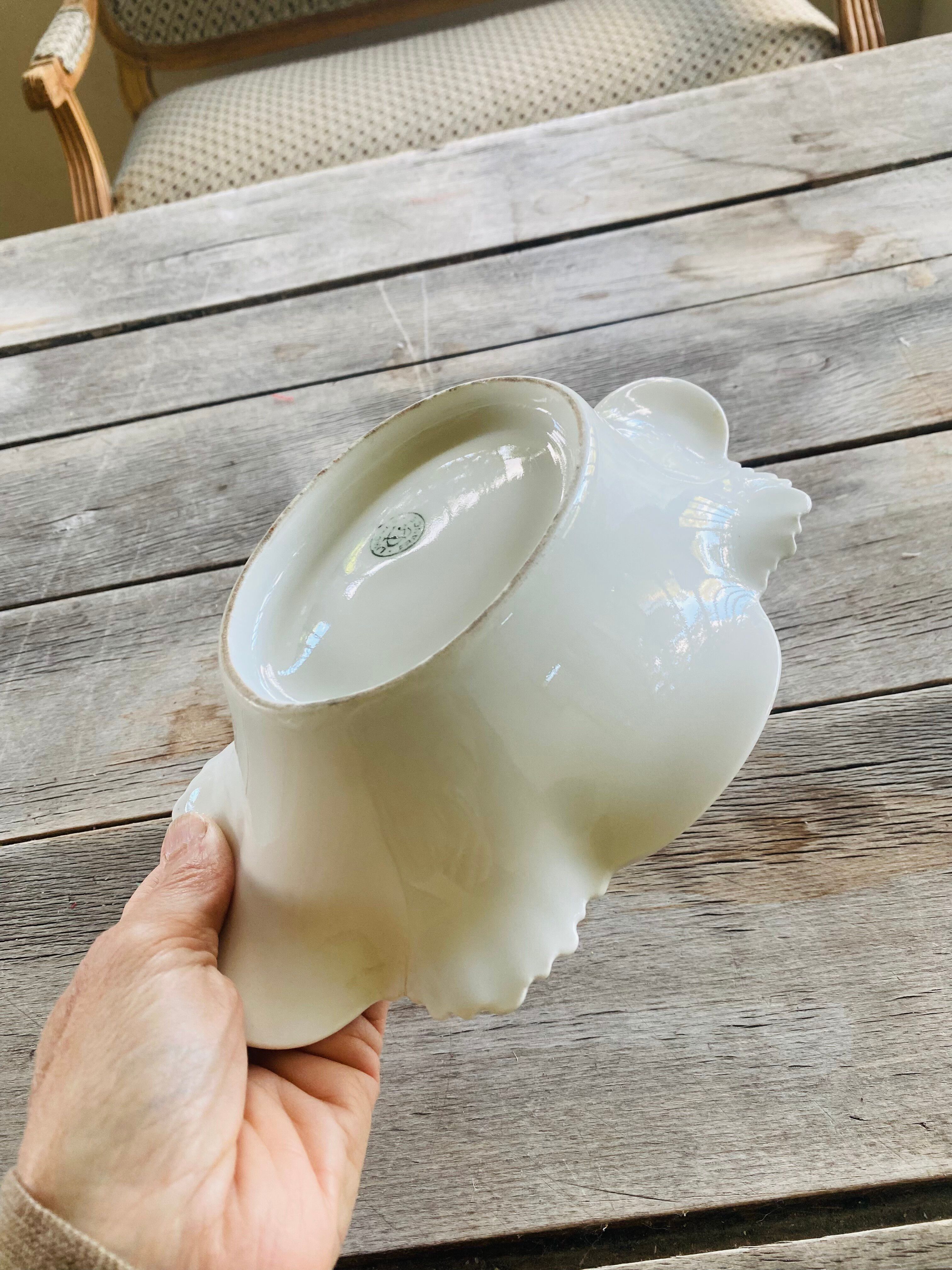 Limoges porcelain basket