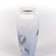 Royal Copenhagen Porcelain Vase painted with the trumpet flower.