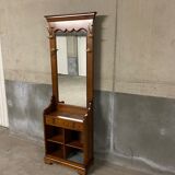 vintage 1970s walnut entrance locker room
