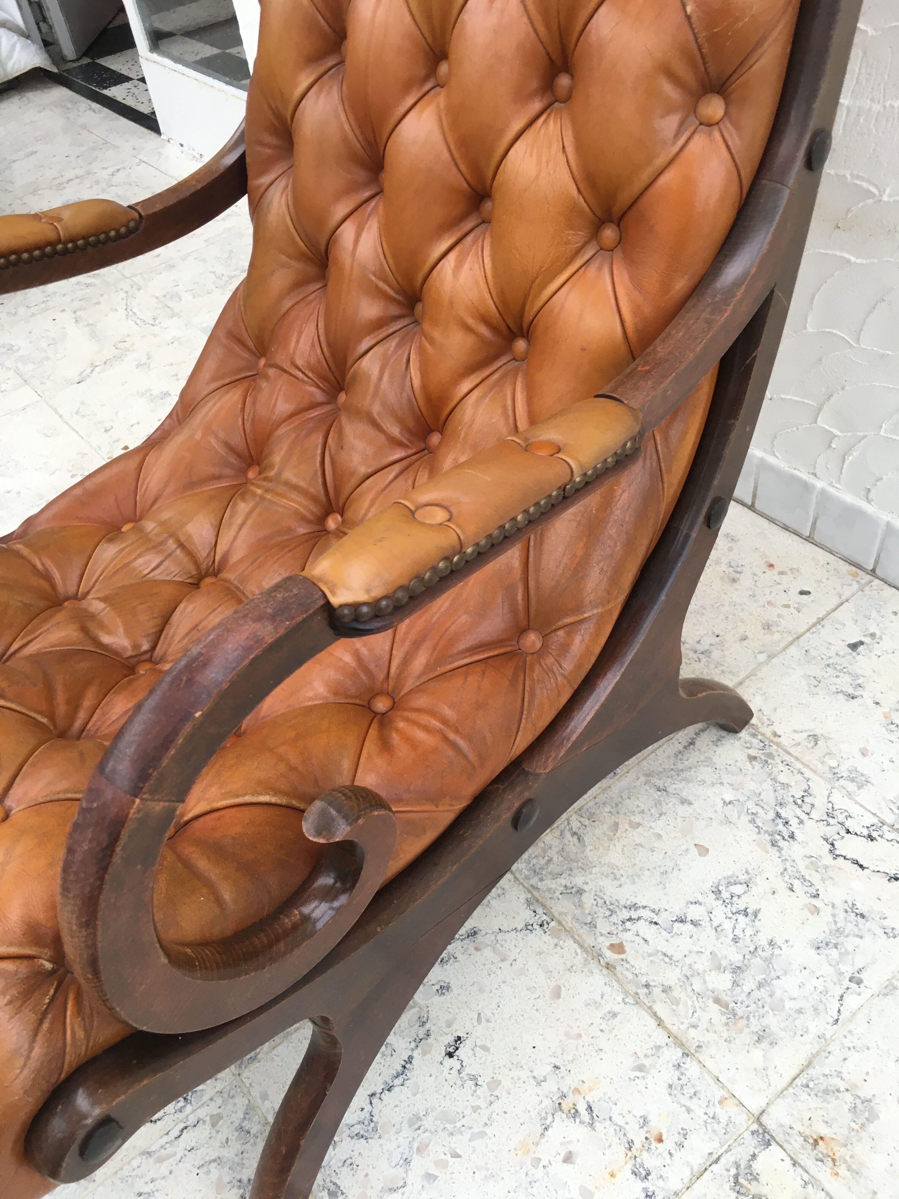 Chesterfield chairs duo