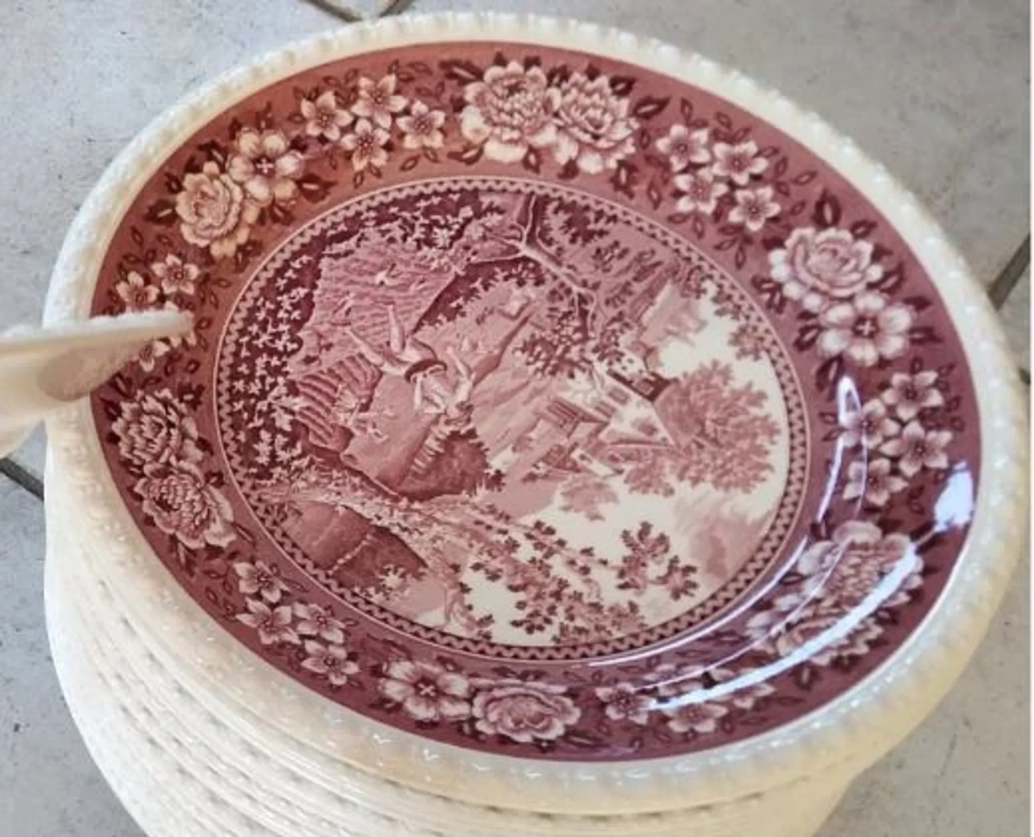Assiette plate. Rusticana rouge - Villeroy & Boch.