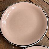 4 Villeroy & Boch vintage pink dessert plates