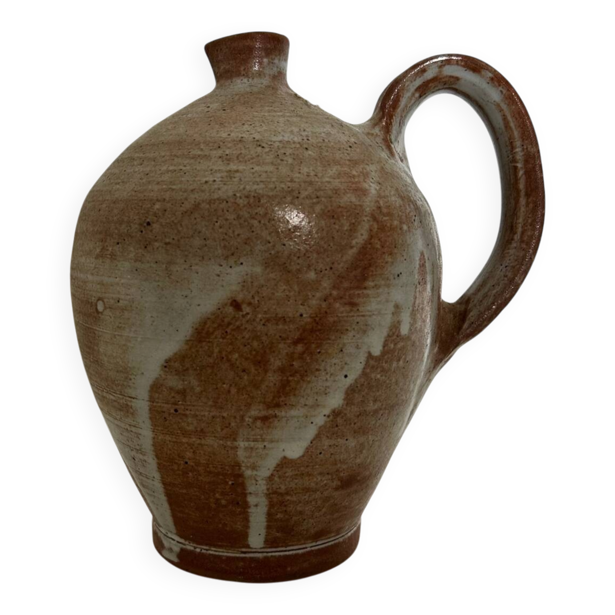 Patinated stoneware jug
