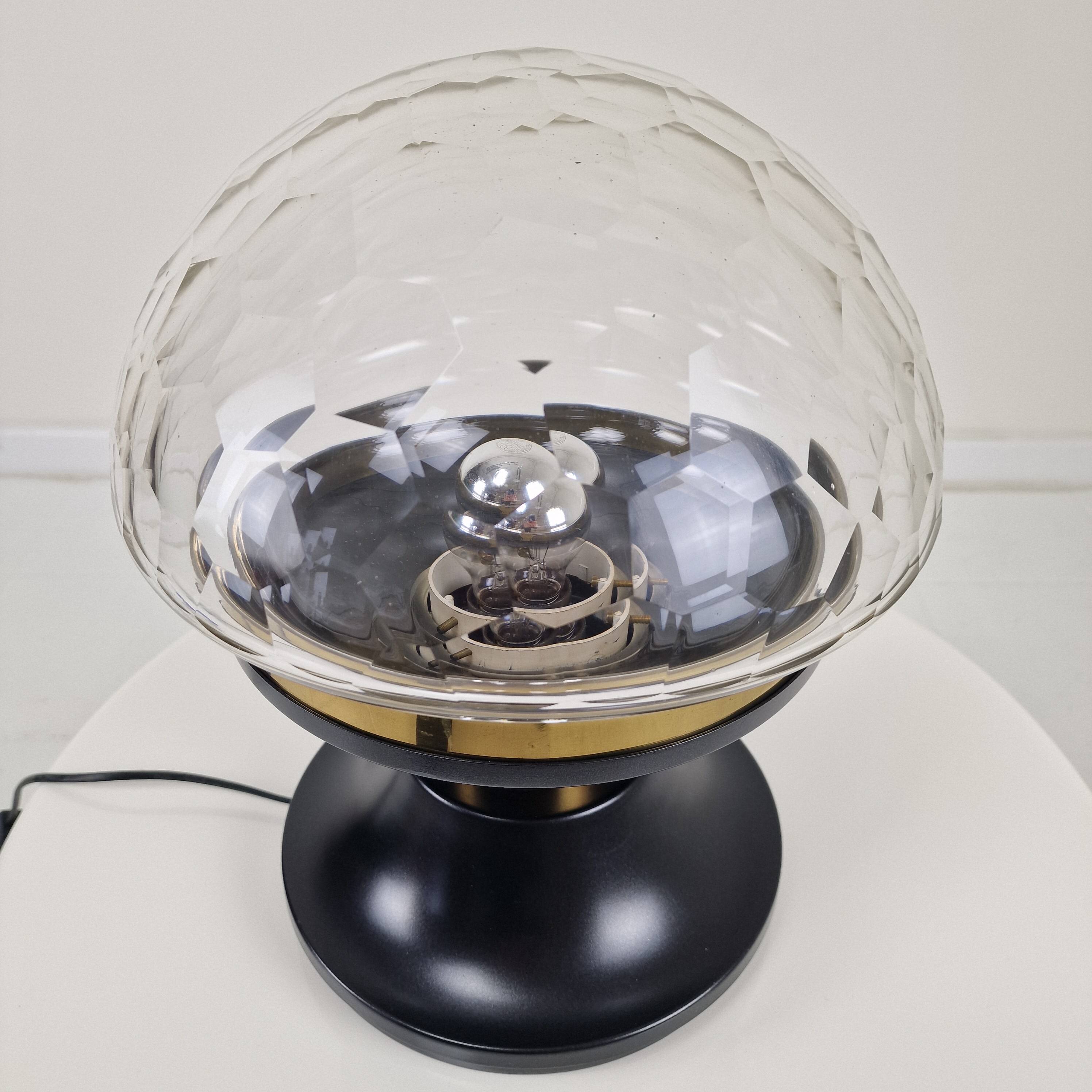 Lampe de table ou de plafond italienne attribuée à Pia Guidetti Crippa pour Lumi
