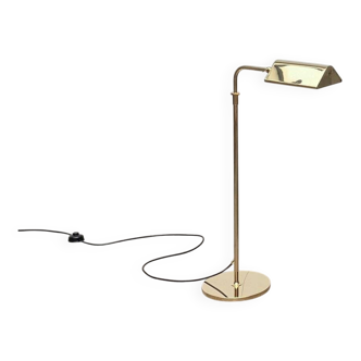 German Vintage Floor Lamp in Hollywood Regency Style in Brass by Florian Schulz