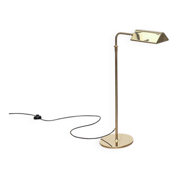German Vintage Floor Lamp in Hollywood Regency Style in Brass by Florian Schulz