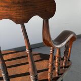 Fauteuil Windsor en bois tourné XXIXème
