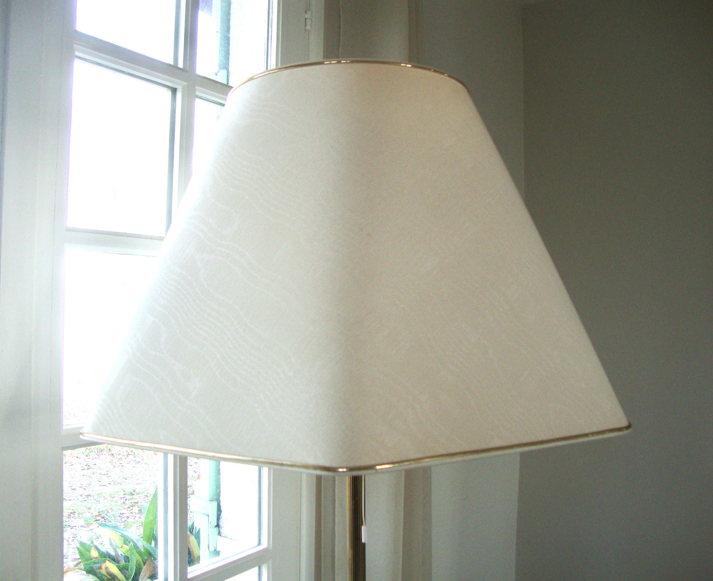 Golden metal lamp lamp 60s