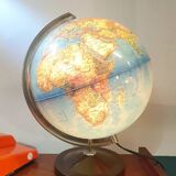 Vintage Illuminated Globe