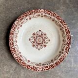 Round and hollow dish Jules Vieillard - Bordeaux in iron earth, service "Lou